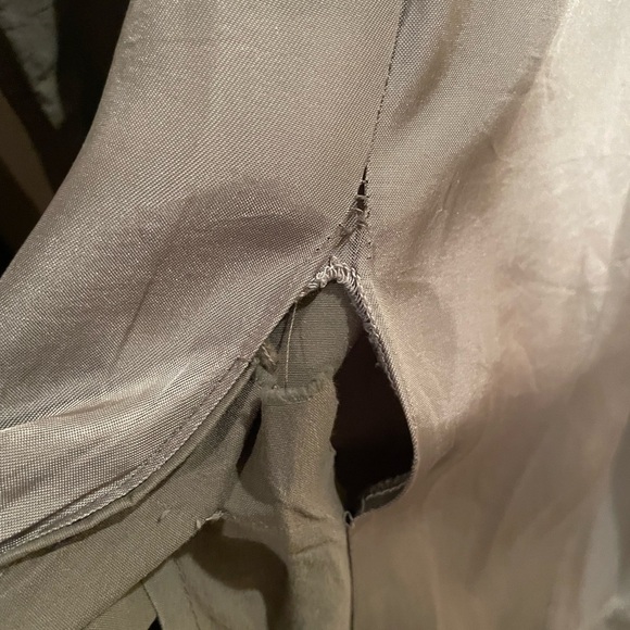 Vintage Austin Reed Olive Trench Coat - Picture 7 of 7